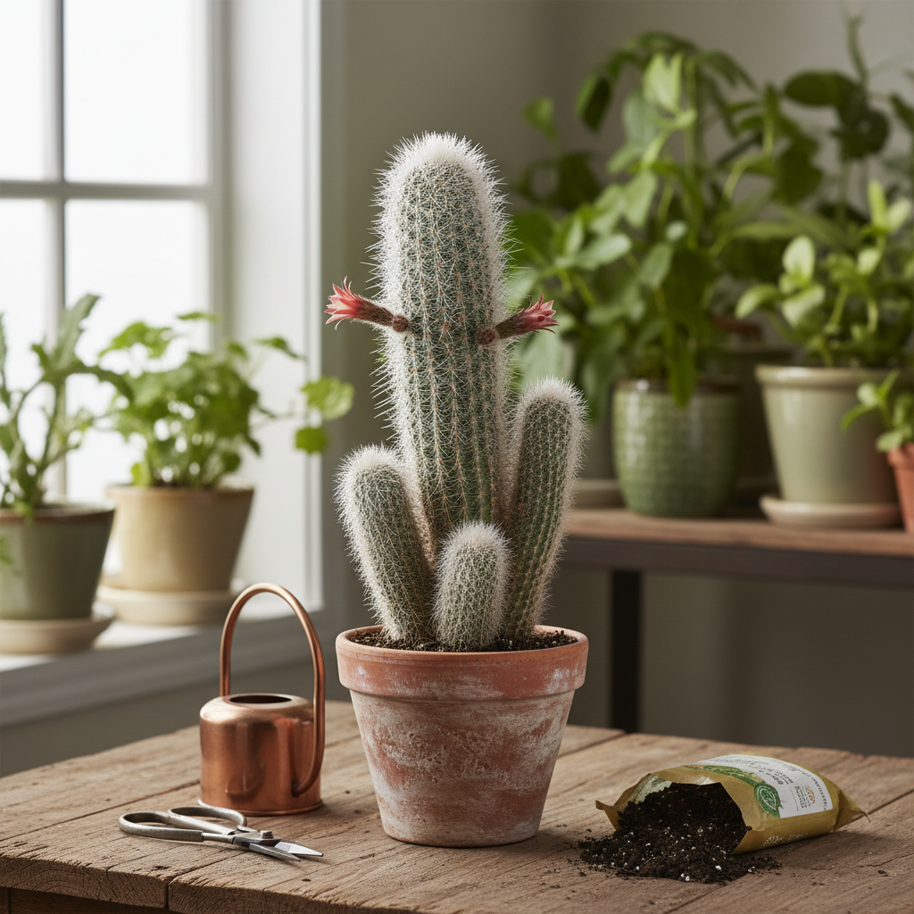 Cleistocactus Strausii reference image 1