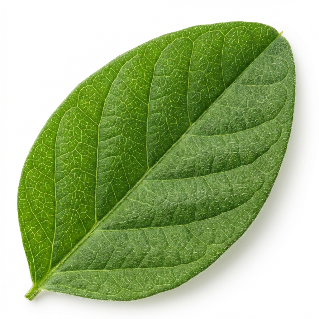 Aparajita White leaf structure and venation pattern close-up