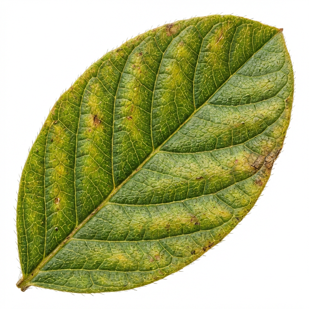 Mulethi (Licorice) leaf structure and venation pattern close-up