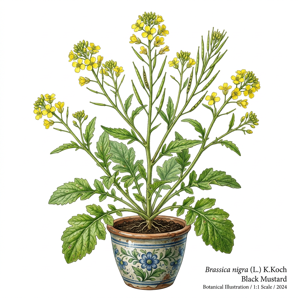 Black Mustard plant in natural habitat - complete guide