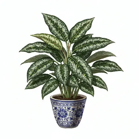 Aglaonema Pictum Tricolor