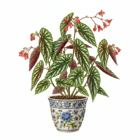 Begonia Corallina plant in natural habitat - complete guide