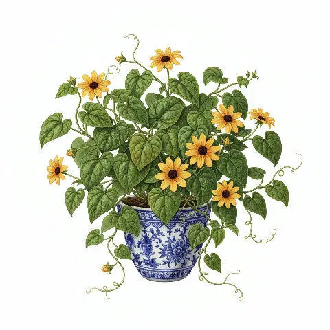 Black-Eyed Susan Vine plant in natural habitat - complete guide