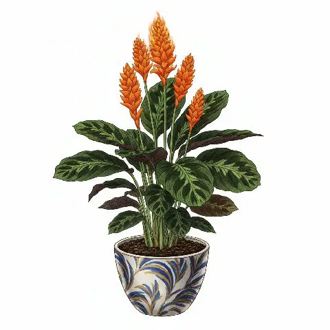 Calathea Crocata plant in natural habitat - complete guide