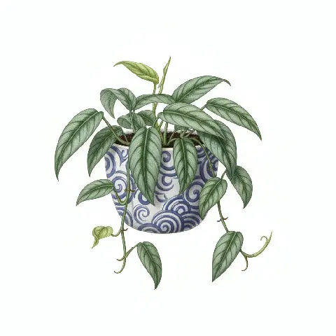 Cebu Blue Pothos plant in natural habitat - complete guide