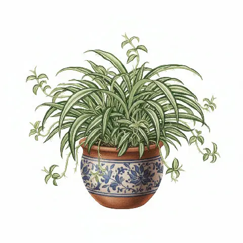 Chlorophytum Variegatum plant in natural habitat - complete guide