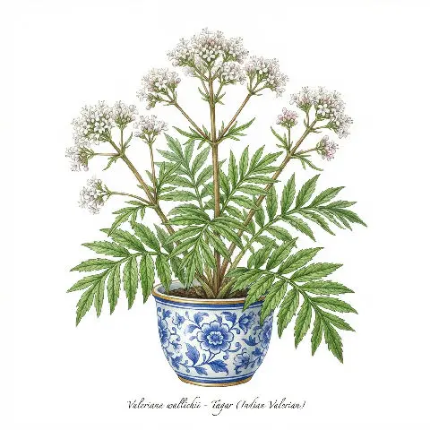 Tagar (Indian Valerian) plant in natural habitat - complete guide